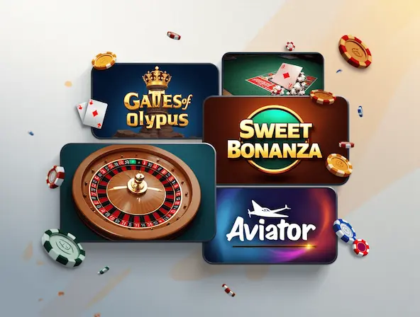 Jogos populares do Unique Casino incluindo Gates of Olympus, Sweet Bonanza, Roleta e Aviator